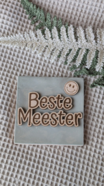 Tegeltje | Beste meester