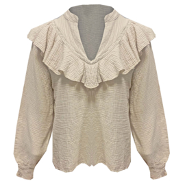 Blouse bobbie Beige