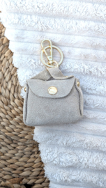 Sleutelhanger mini tasje | Beige