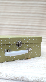 Koffer dots groot | groen