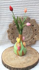 Set Tulpen vaas.