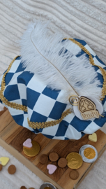 Pietenmuts | Blauw - wit