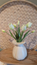Bloem vaas Wit