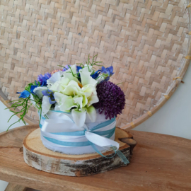 Zijde bloemen taart scabiosa