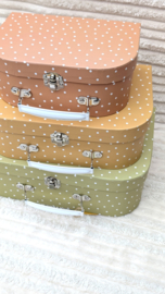 Koffer dots groot | groen