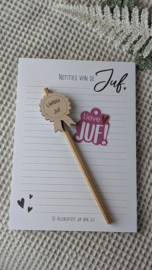 Notitie set Juf