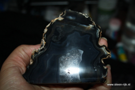 Agaat geode black beauty