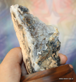 chalcedoon roos geode - amoriet