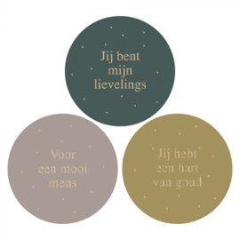 Sluitstickers 'Lieve teksten'