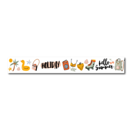 Washi tape zomer, vakantie, holiday, summer