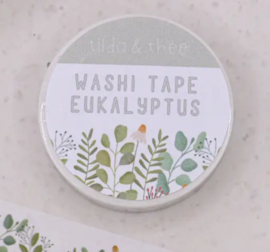 Washi tape 'Eucalyptustakken'