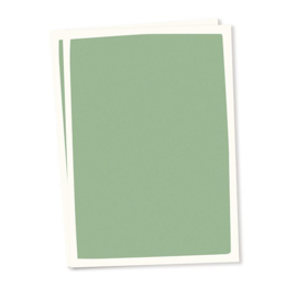 Blanco A6 postkaart groen achtergrond