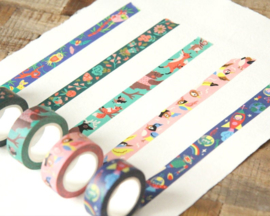 Washi tape bosdieren | Marijke Buurlage