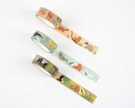 Washi tape noordpool dieren / winter