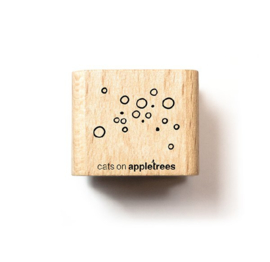 Stempel belletjes bubbels patroon