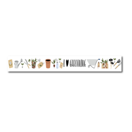 Washi tape tuinieren, planten