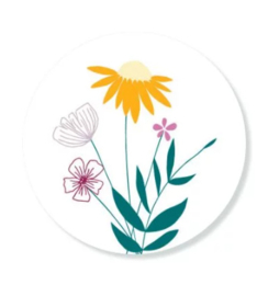 (Sluit-)stickers 'Bloemen'