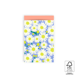 Cadeauzakjes Margrietjes(afm. 12x19 cm)