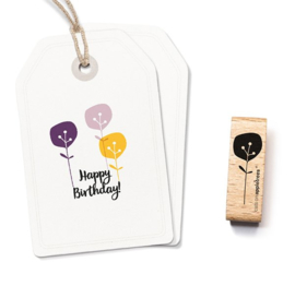 Stempel moderne plant groot