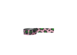 Washi tape roze panterprint