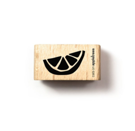 Stempel sinaasappel slice