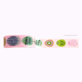 Washi tape paaseieren roze