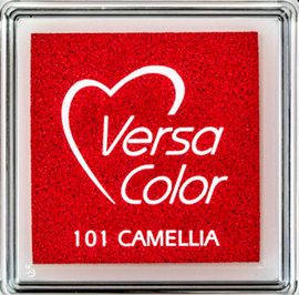 Versacolor |  101 CAMELLIA  | Rood stempelkussen