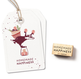 Tekststempel 'Homemade Happiness'