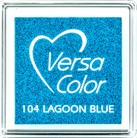 Versacolor |  104 LAGOON BLUE  | Blauw stempelkussen