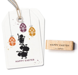 Typemachine tekst stempel happy easter