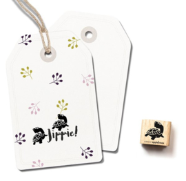 Stempel kleine schildpad  | Cats on appletrees | mini 2864