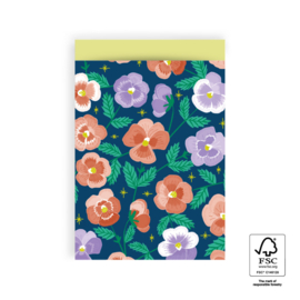 Cadeauzakjes nachtbloemen (afm. 17x25 cm)