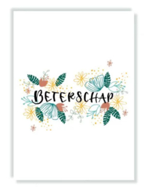Ansichtkaart 'Beterschap'
