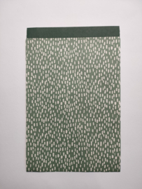 Cadeauzakjes groen met witte streepjes (17x25cm)