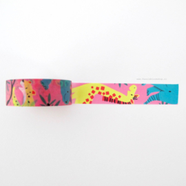 Washi tape safari dieren roze | Marijke Buurlage