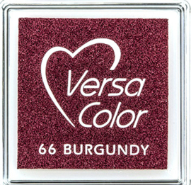 Versacolor |  66 BURGUNDY  | Rood stempelkussen