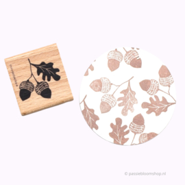 Stempel hout | HERFST | Eiken noot | Eikeltjes