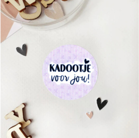 Sluitsticker 'Kadootje voor jou!'