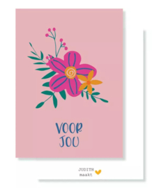 Ansichtkaart 'Voor jou'