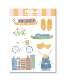 Stickervel Holland A5