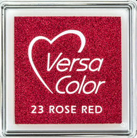 Versacolor |  23 ROSE RED  | Rood stempelkussen