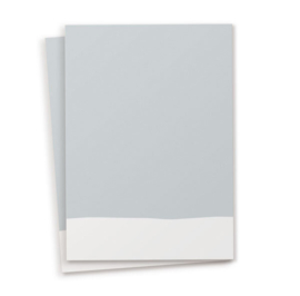 Blanco A6 kaart winter sky