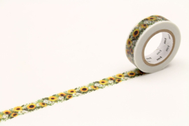 Washi tape zonnebloemen