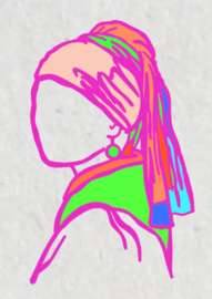 Kaart Meisje met de parel