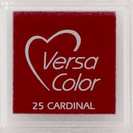 Versacolor Cardinal rood stempelkussen 25