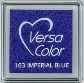 Versacolor blauw stempelkussen Imperial blue 103