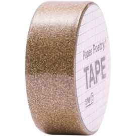 Washi tape goud glitter