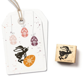 Stempel springend konijn Millie