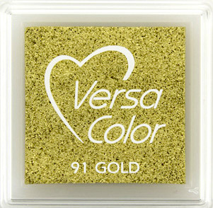 Versacolor |  91 GOLD  | Metallic Gouden stempelkussen