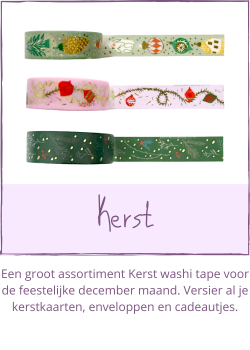 Kerst washi tape